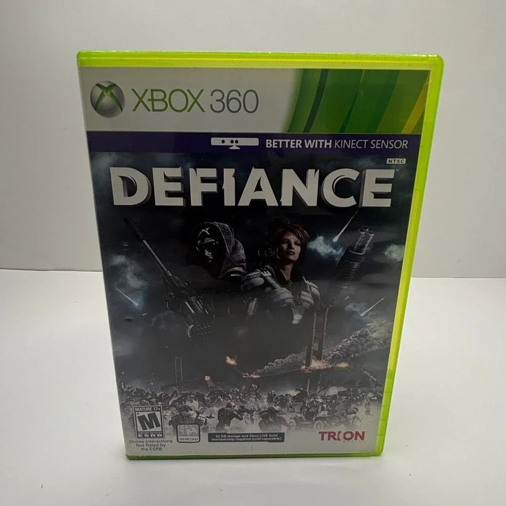 Defiance (Microsoft Xbox 360, 2013) Online Shooter Co-Op Open-World Kinect Trion